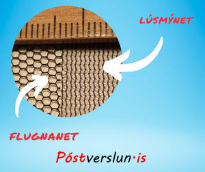 Lúsmýsnet fyrir glugga - fullkomin vörn gegn lúsmý !