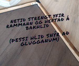 Lúsmýsnet fyrir glugga - fullkomin vörn gegn lúsmý !